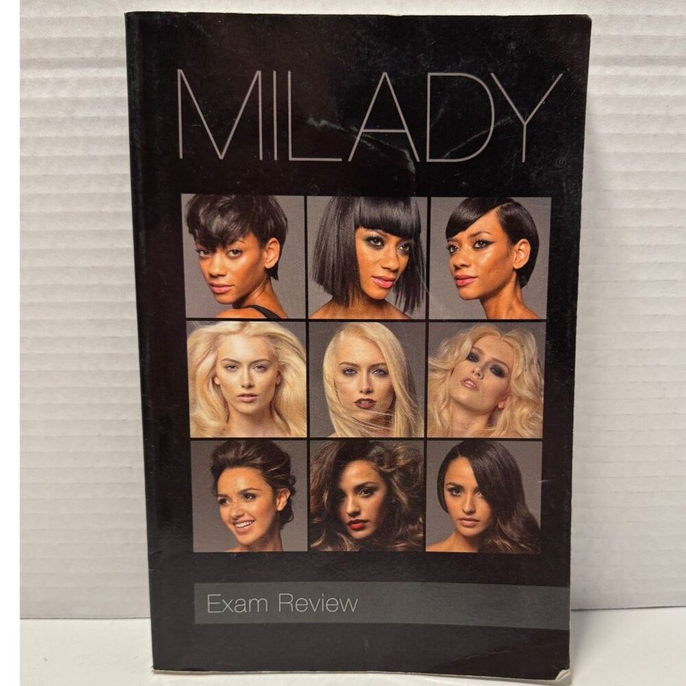 Exam Review for Milady Standard Cosmetology 13th Edition Paperback Test Prep